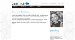 Desktop Screenshot of ceramica.ch
